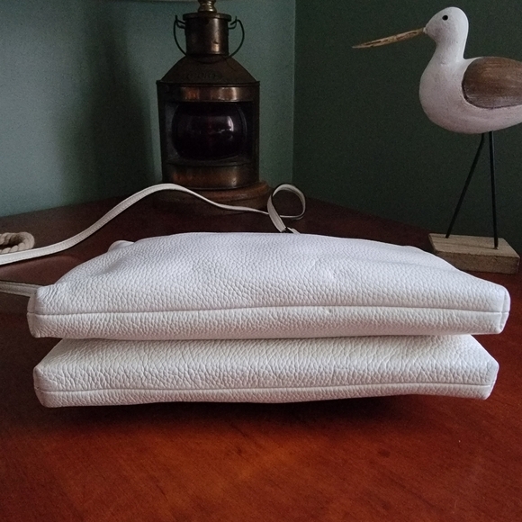 Limited Edition Baseman X Coach Kiki Lyla Bag White Pebbled Leather #F57734 - Picture 8 of 14